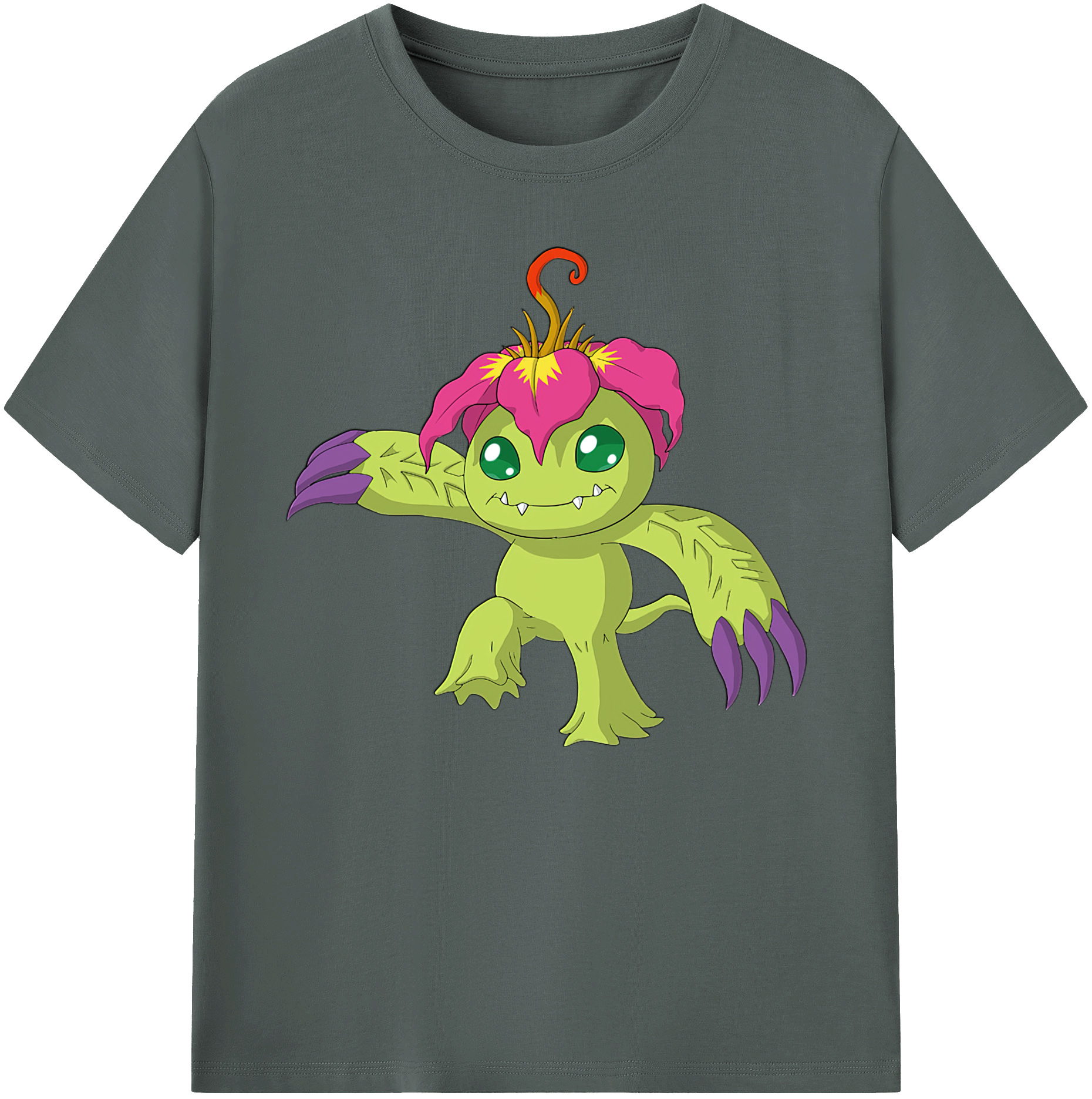 （画像用） Digimon デジタルモンスター/デジモン 綿100％ メンズ半袖Tシャツ｜肌触りやわらか＆通気性